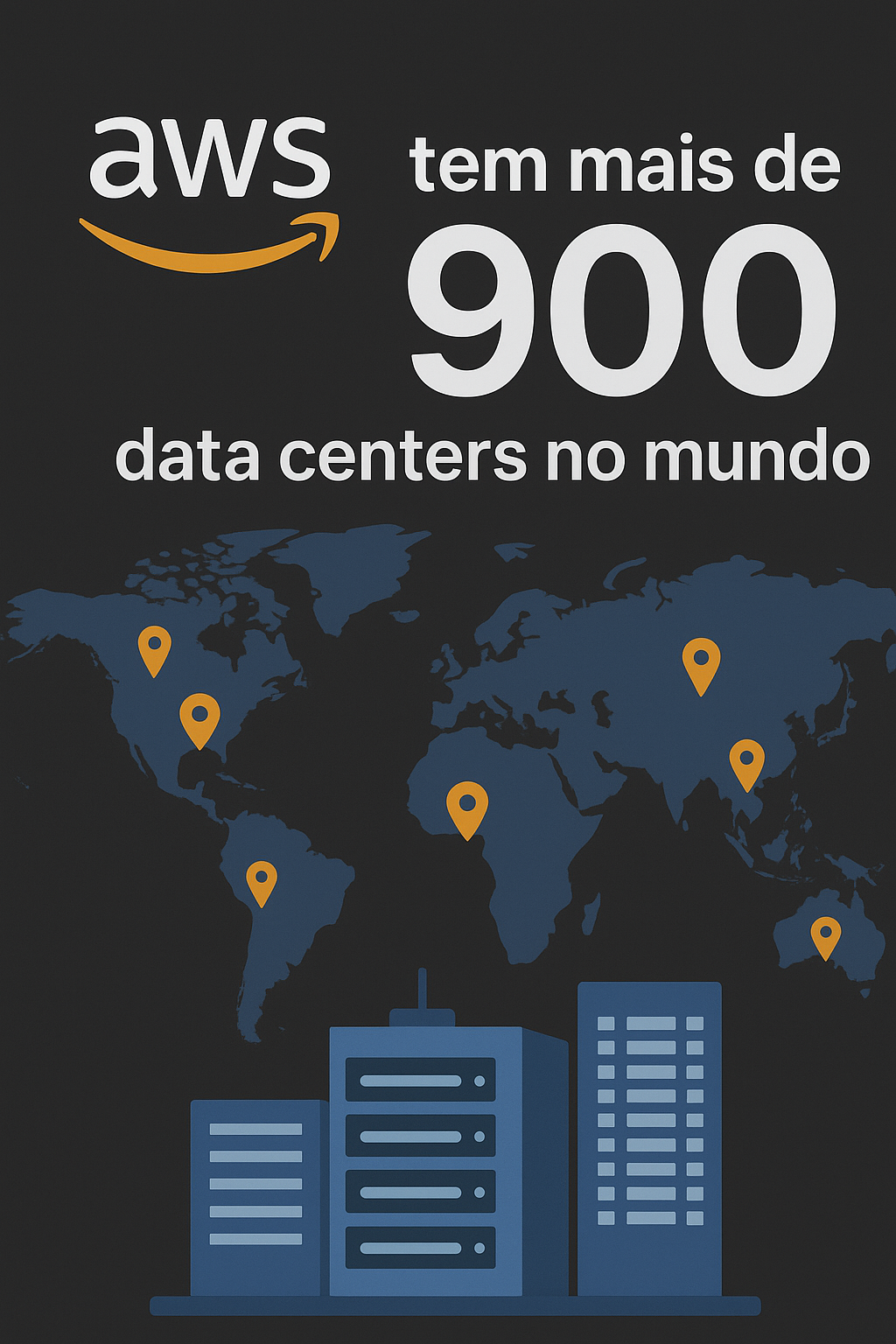 Amazon / AWS tem mais de 900 data centers no mundo