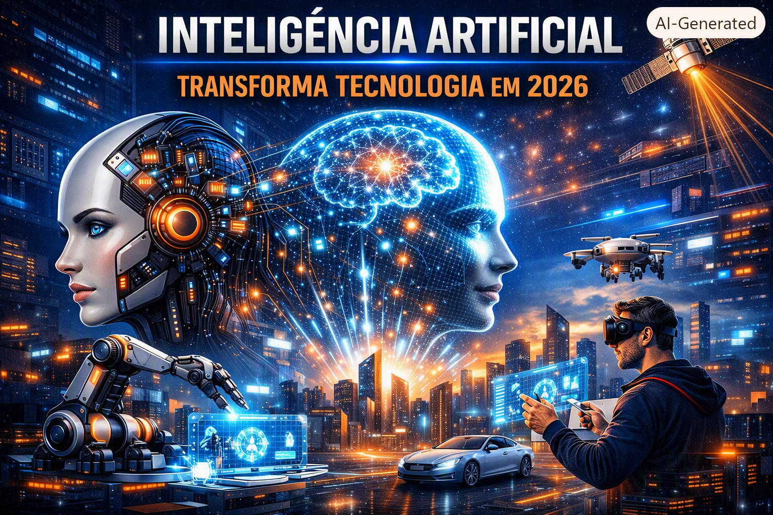 Inteligência Artificial ganha ainda mais espaço e transforma a tecnologia em 2026